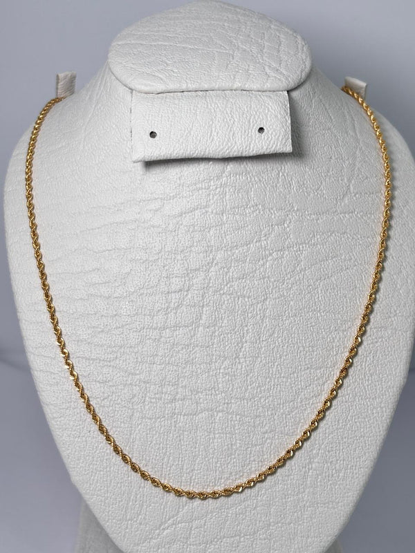 CADENA LAZO 2,21GR 60CM 1MM ITA ORO 18KT