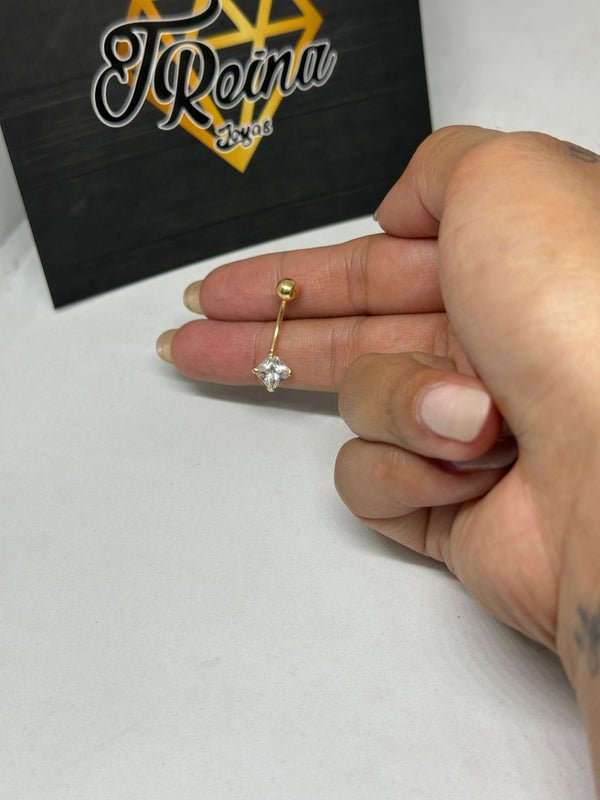 PIERCING CIRCON BLANCO ORO 18KT NAC REF1477