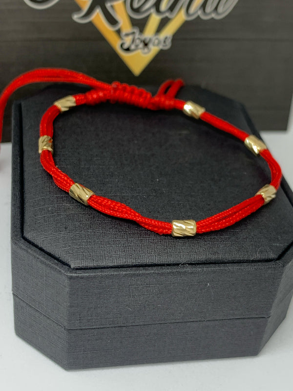 PULSERA TEJIDA 7 NUDOS ORO18KT NAC REF1176