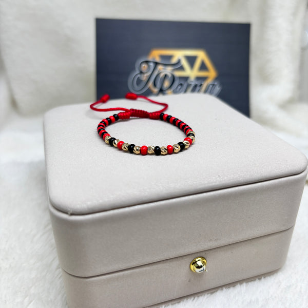 Pulsera coral oro18kt 3mm