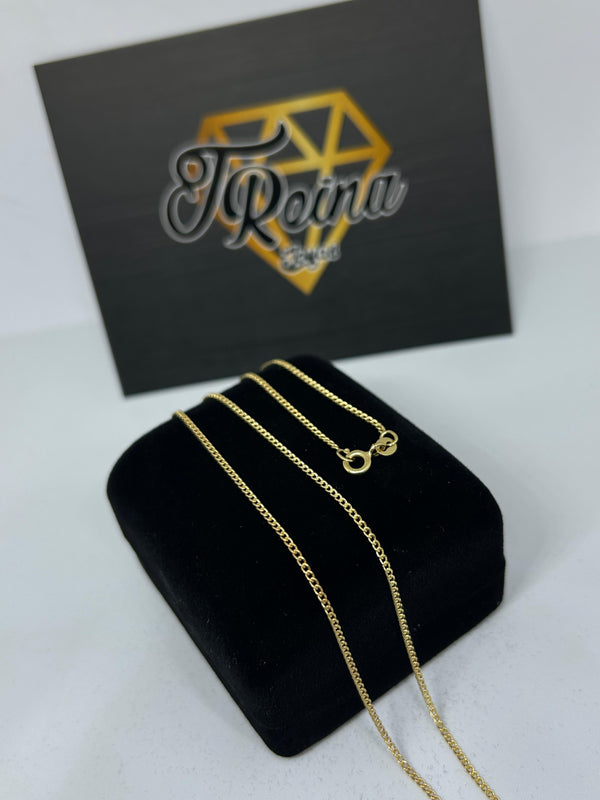 CADENA MINI CUBANA 60CM 1,79GR 1MM ORO 18KT ITA