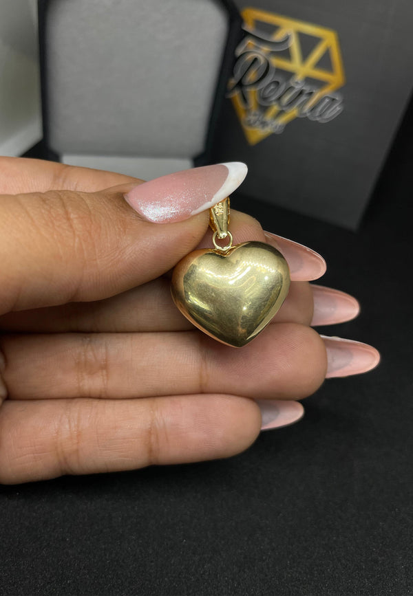 DIJE CORAZÓN 2,15GR LARGO 2,7CM ANCHO 1,8CM NACÍ ORO 18KT
