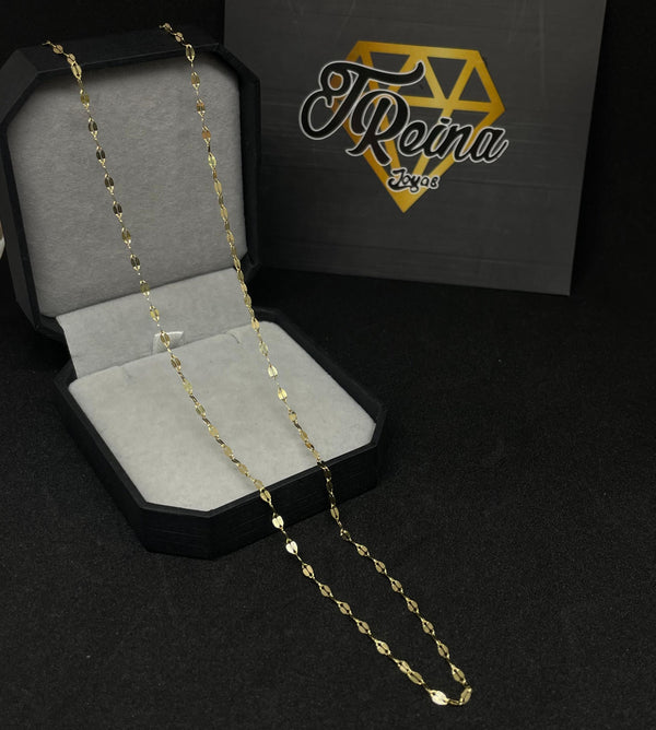 CADENA CRISPETA 1,33GR 50,5CM 2MM ITA ORO 18KT