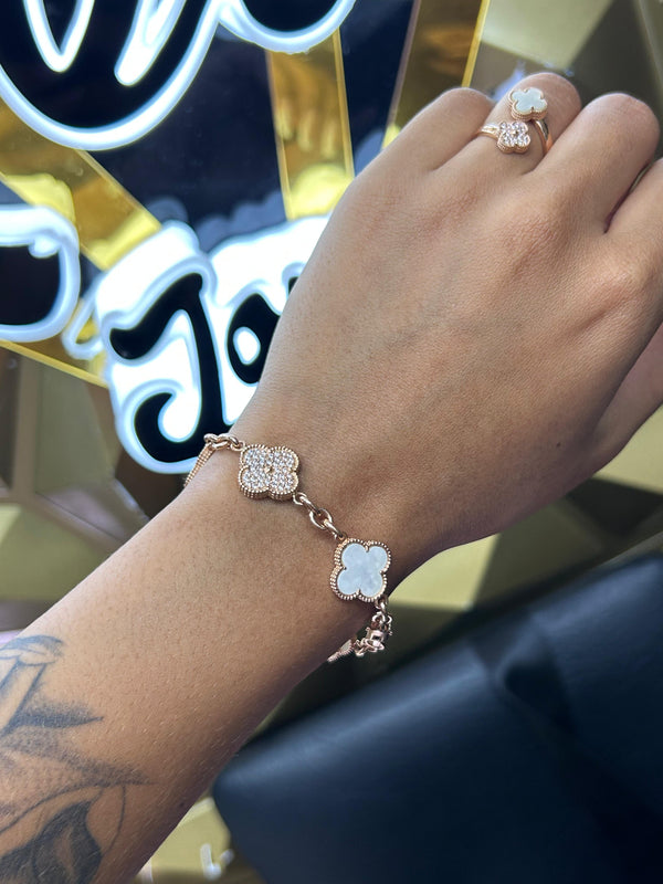 PULSERA VAN CLEFF 18,94GR 16,5CM 1CM ORO ROSA 18KT