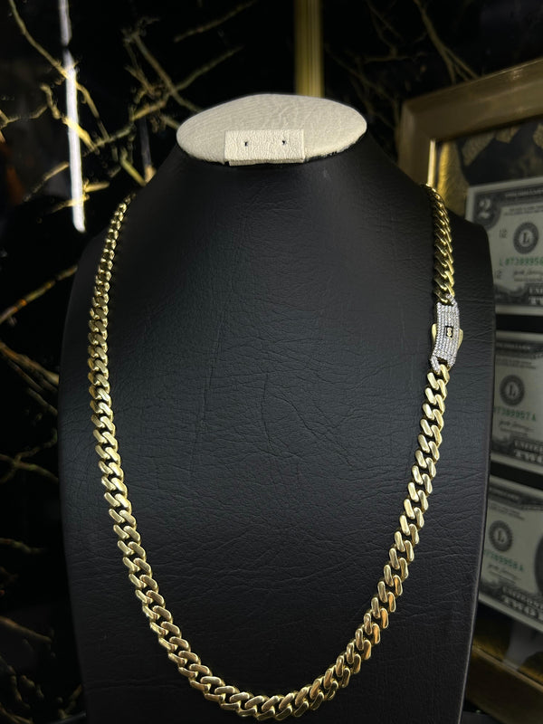 CADENA MÓNACO CHAIN 30,13GR 61CM 8MM ITA ORO 18KT