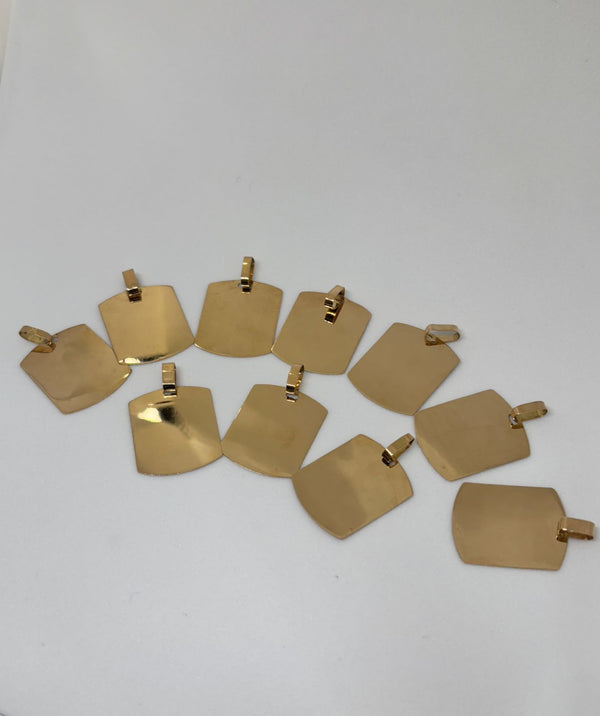 DIJE PLACA FOTOGRABADO 1,3GR LARGO 3CM ANCHO 2CM NACI ORO 18KT