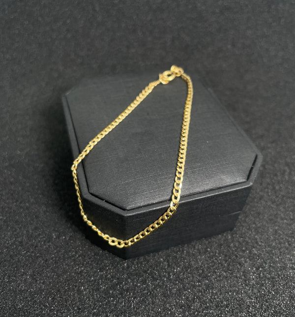 PULSERA CUBANA 1,51GR 19CM 3MM ITA ORO 18KT
