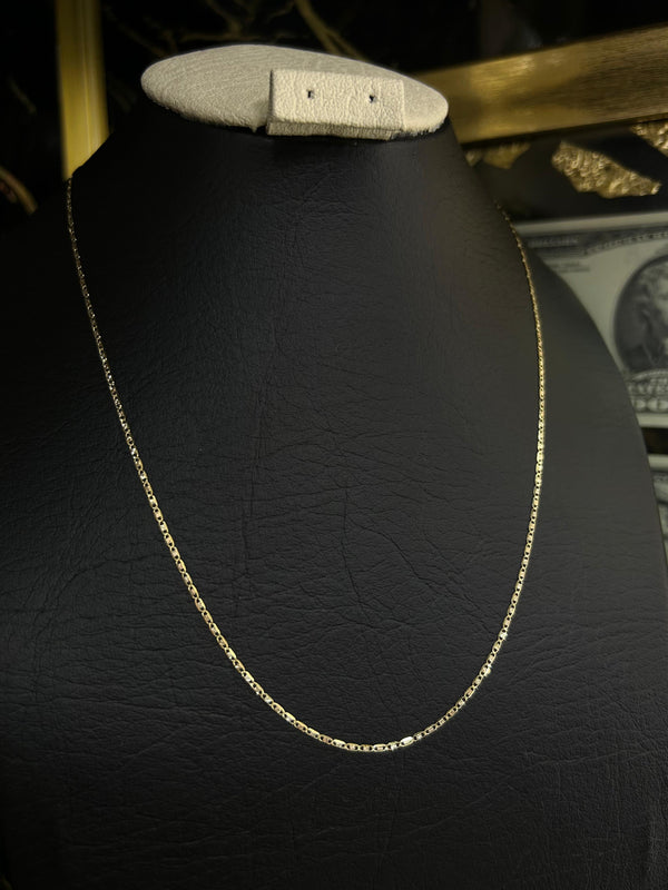 CADENA ESCALERA 3OROS 1,70GR 45CM 1MM ITA ORO 18KT