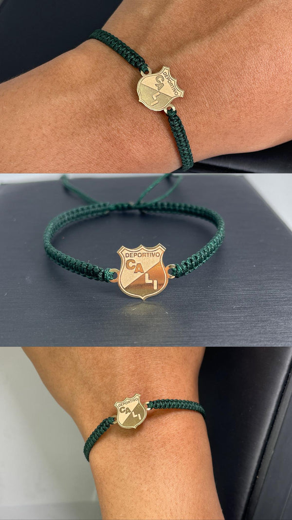 PULSERA ESCUDO CALI 0,48D LARGO 1CM ANCHO 1,5CM NACÍ ORO 18KT