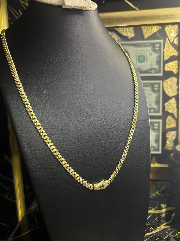 CADENA MÓNACO CHAIN DIAMANTADA 19,37GR 60CM 5MM ITA