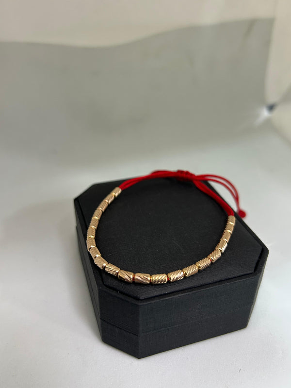 PULSERA 21 TUBOS DIAMANTADOS 1,72GR NACI ORO 18KT