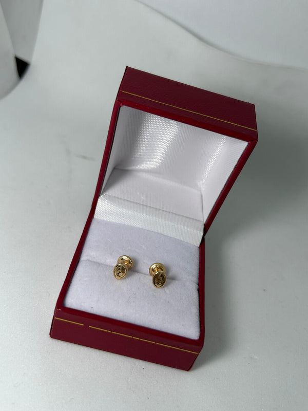 TOPOS VIRGEN GUADALUPE MINI 0,56D NACI ORO 18KT