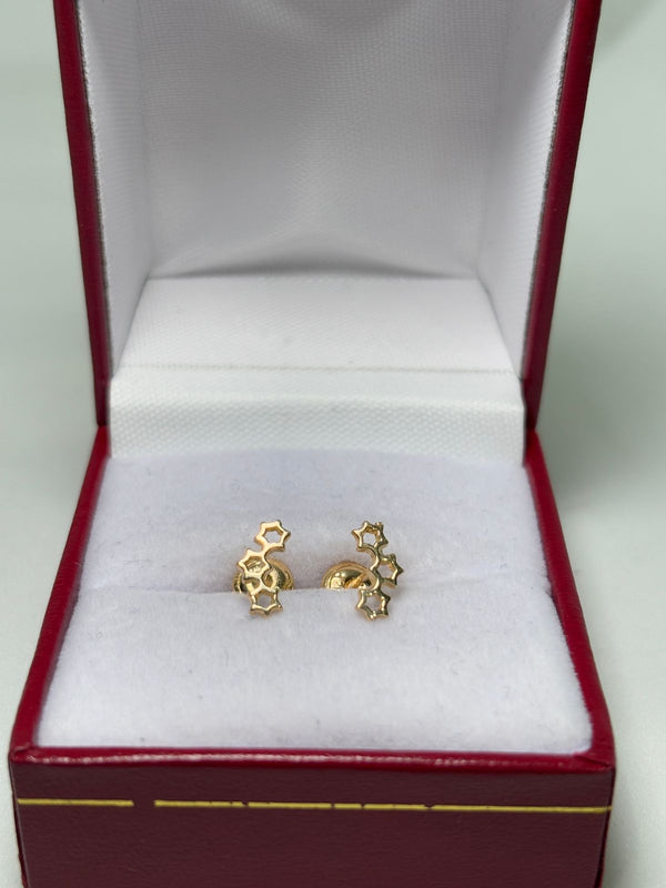 TOPOS 3 ESTRELLAS 0,73D NACI ORO 18KT