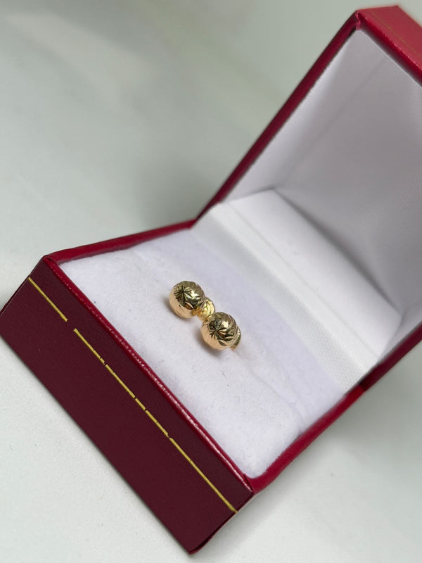 TOPOS BALIN #6 DIAMANTADOS 0,66D NACI ORO 18KT