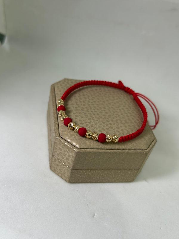 PULSERA TEJIDA BALIN #4 0,94D 10B NACI ORO 18KT