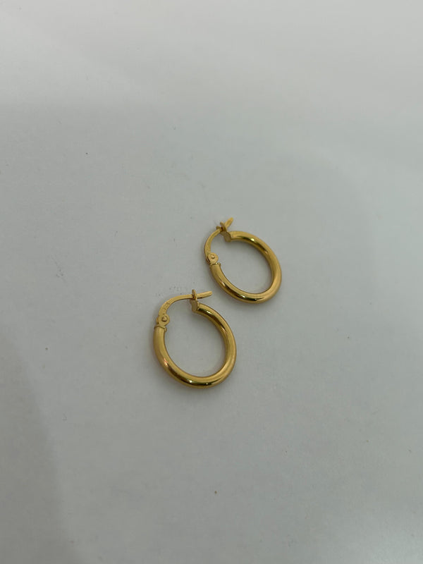 CANDONGAS LISAS 1,54GR LARGO 2CM ANCHO 17MM NACI ORO 18KT