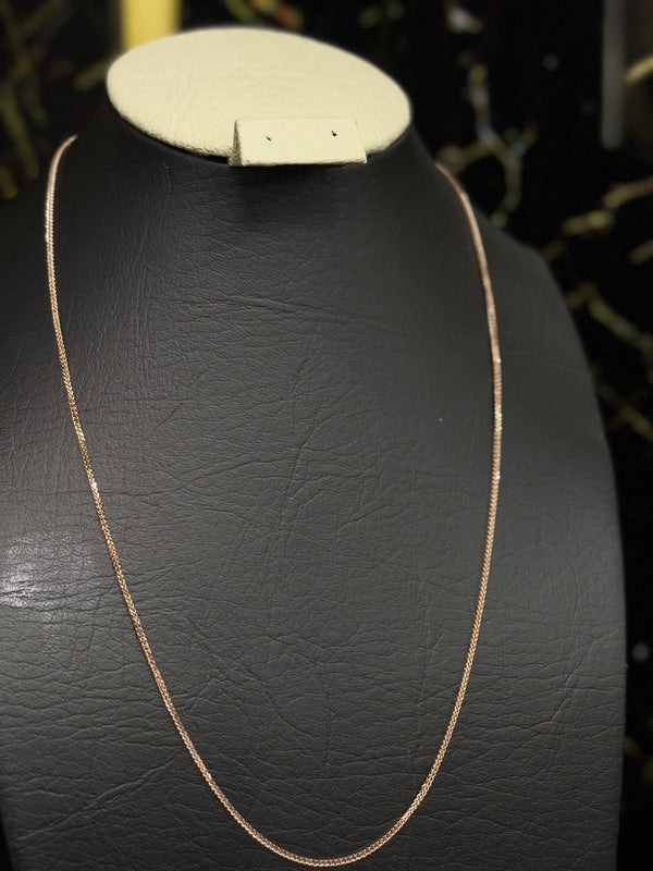 CADENA FRANCO 3,22GR 50CM 1MM ITA ORO ROSA 18KT