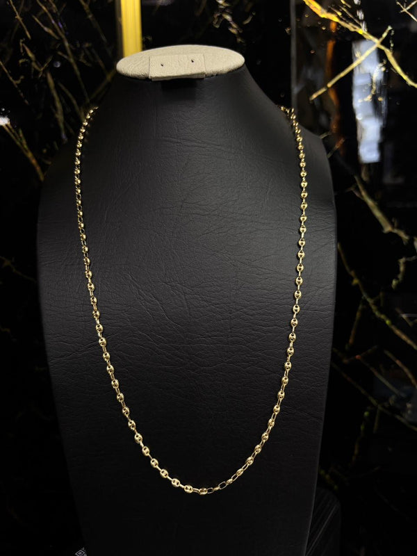 CADENA GC 7,10GR 60CM 4MM NACI ORO 18KT