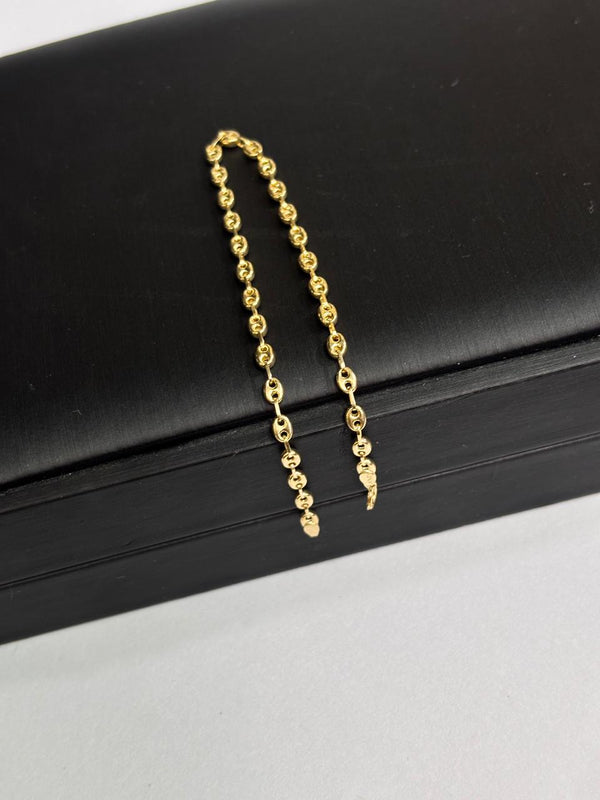 PULSERA GC 2GR 18CM 3MM NACI ORO 18KT