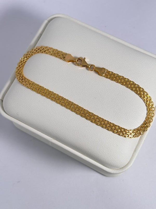 PULSERA BISMARK 2,81GR 20CM 4MM ITA ORO 18KT