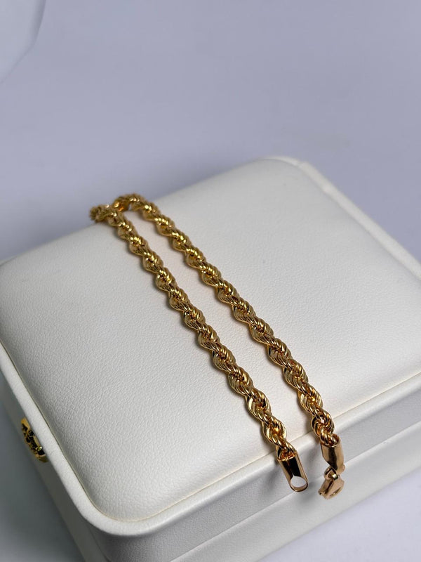 PULSERA LAZO 3GR 18CM 4MM ITA ORO 18KT