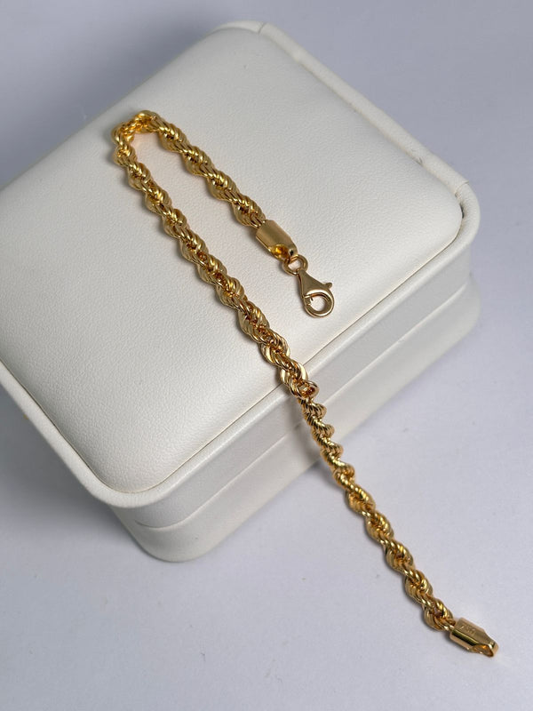 PULSERA LAZO 4,04GR 19CM 4MM ITA ORO 18KT