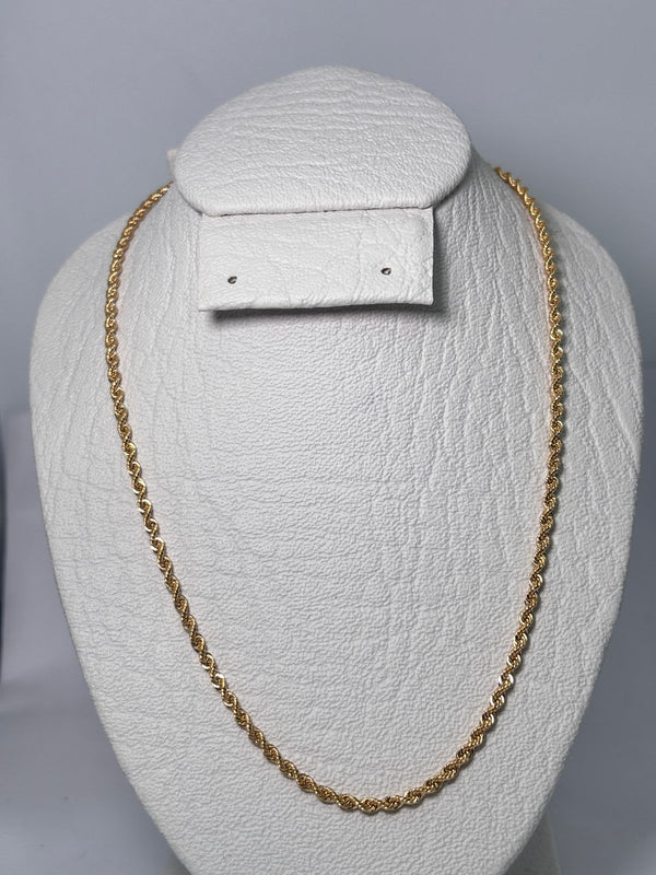 CADENA LAZO 2,66GR 45CM 2MM ITA ORO 18KT