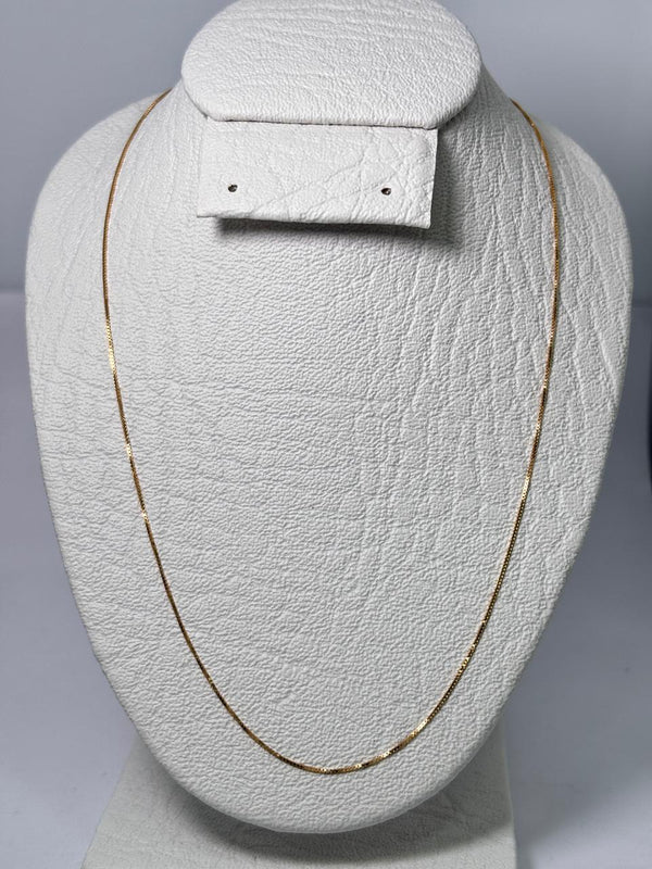CADENA VENECIANA 1,35GR 50CM 1MM ITA ORO 18KT