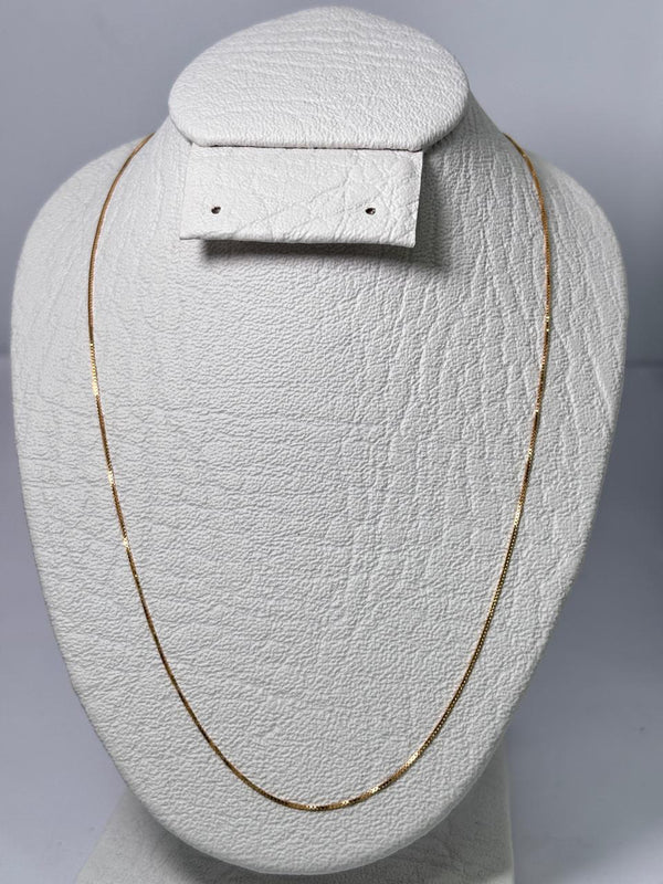 CADENA VENECIANA 1,26GR 50CM 1MM ITA ORO 18KT