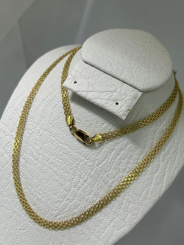 CADENA BISMARK 8,18GR 60CM 4MM ITA ORO 18KT