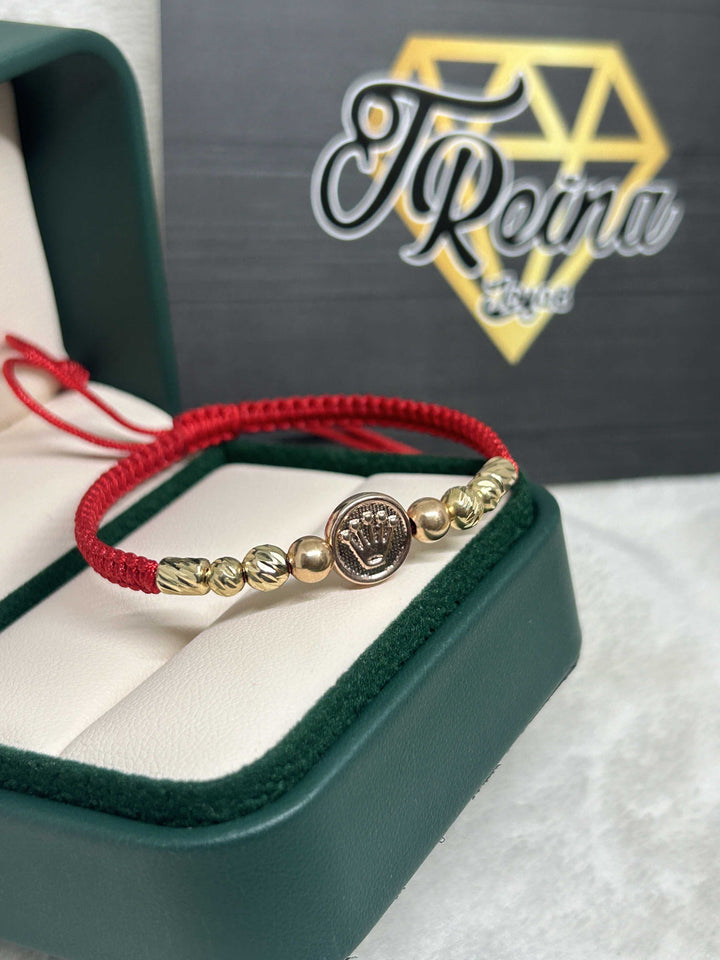 Pulsera tejida Rx Oro18kt