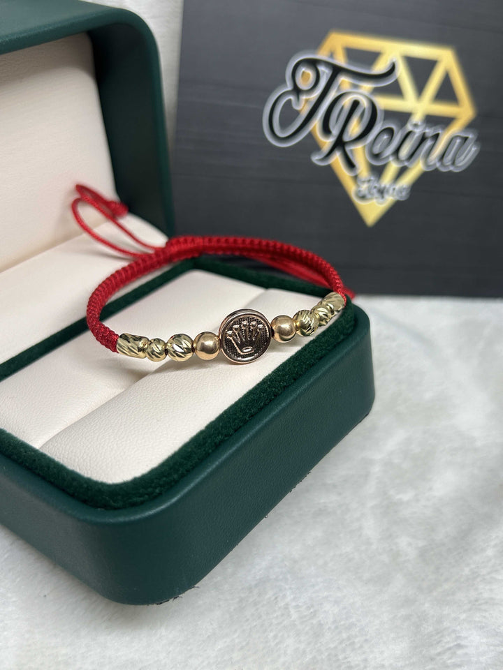 Pulsera tejida Rx Oro18kt