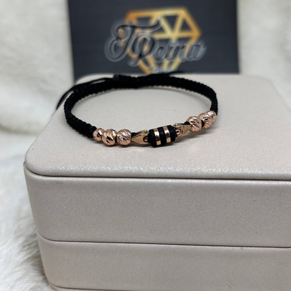 Pulsera herraje neopreno oro18kt